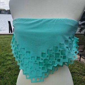 Bandeau Mint Green Bikini Top